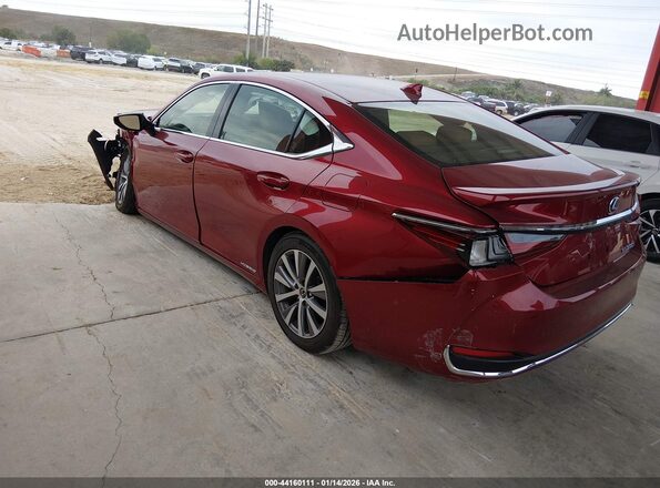 JTHB21B17K2021965 2019 LEXUS ES 300H Red Trasero izquierdo