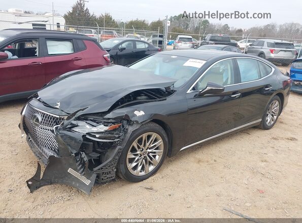 JTHB51FF0J5001499 2018 LEXUS LS 500 Черный Передняя левая четверть