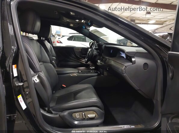 JTHB51FF1J5006372 2018 LEXUS LS 500 Black Вид салону спереду