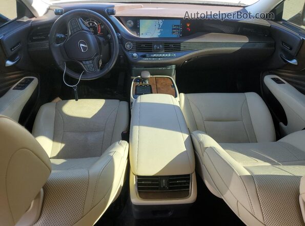 JTHB51FF9J5004157 2018 LEXUS LS Черный Вид панели приборов