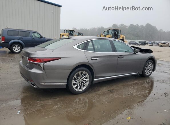 JTHB51FFXJ5001722 2018 LEXUS LS Gray Trasero derecho