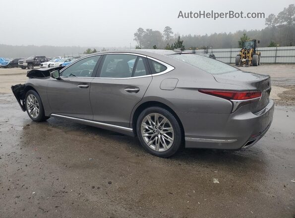 JTHB51FFXJ5001722 2018 LEXUS LS Gray Trasero izquierdo