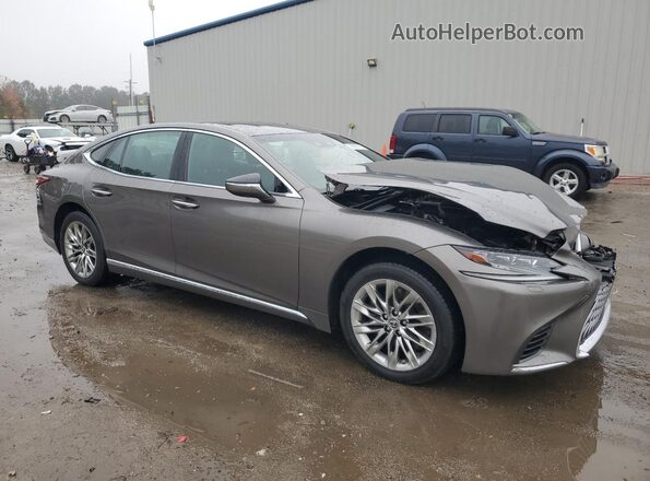 JTHB51FFXJ5001722 2018 LEXUS LS Gray Delantero derecho