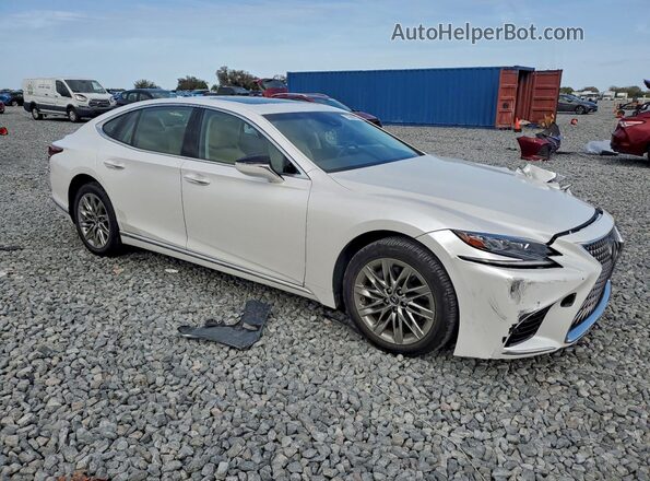 JTHB51FFXJ5003292 2018 LEXUS LS White Передня права чверть