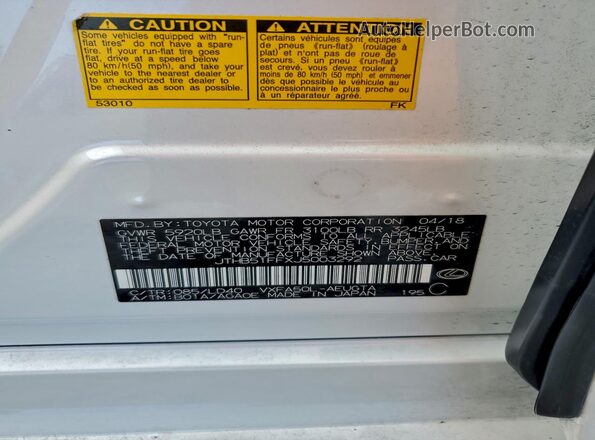 JTHB51FFXJ5003292 2018 LEXUS LS White Вид підкапотного простору