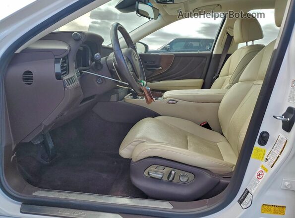 JTHB51FFXJ5003292 2018 LEXUS LS White Вид салону спереду