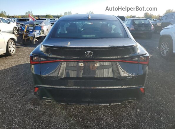 JTHB81F22R5054074 2024 LEXUS IS Black Вид ззаду