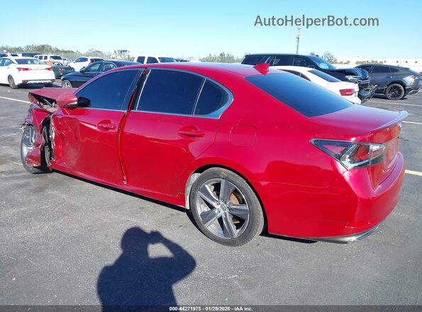 JTHBA1BL6GA002048 2016 LEXUS GS 200T Red Tył lewy