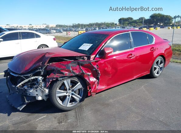 JTHBA1BL6GA002048 2016 LEXUS GS 200T Red Przód lewy