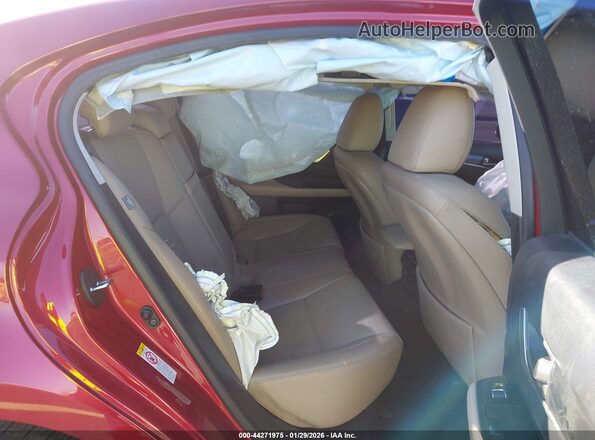 JTHBA1BL6GA002048 2016 LEXUS GS 200T Red Widok naklejki z numerem VIN