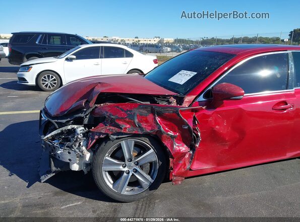 JTHBA1BL6GA002048 2016 LEXUS GS 200T Red Widok z przodu