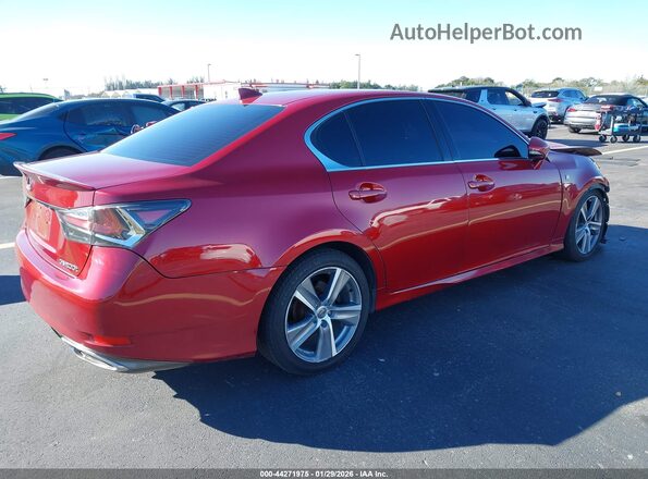 JTHBA1BL6GA002048 2016 LEXUS GS 200T Red Tył prawy