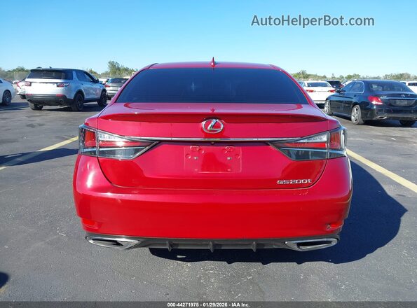 JTHBA1BL6GA002048 2016 LEXUS GS 200T Red 