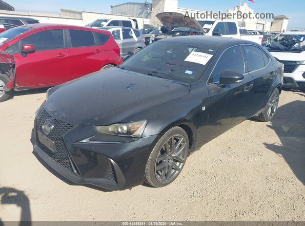 JTHBA1D20K5091993 2019 LEXUS IS 300 Black Передня ліва чверть