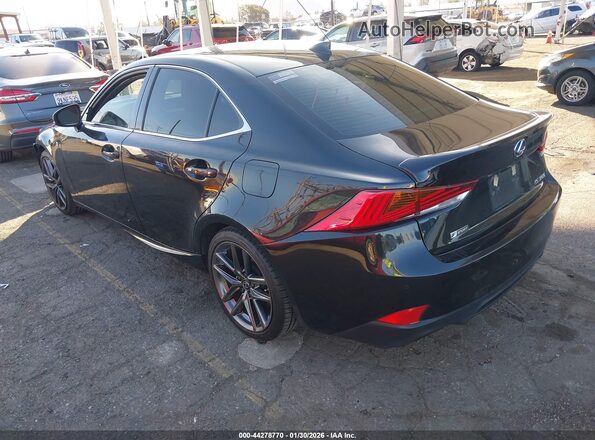 JTHBA1D21K5087340 2019 LEXUS IS 300 Black Հետևի ձախ