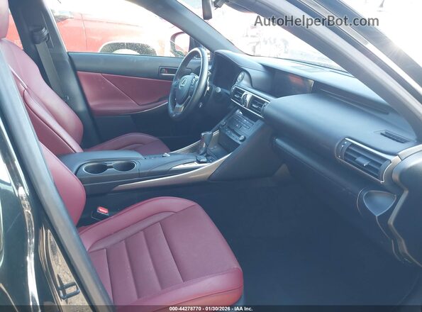 JTHBA1D21K5087340 2019 LEXUS IS 300 Black Սալոնի դիմացի տեսք