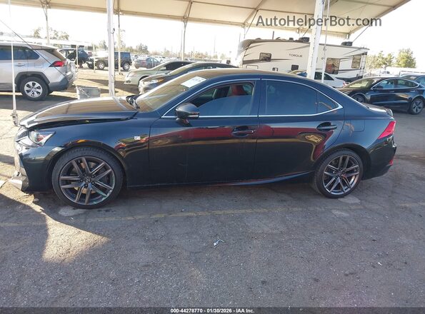 JTHBA1D21K5087340 2019 LEXUS IS 300 Black Սալոնի 360 աստիճան տեսք