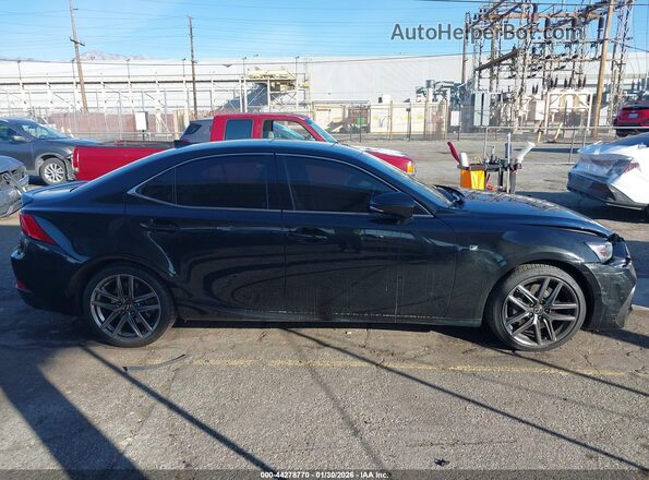 JTHBA1D21K5087340 2019 LEXUS IS 300 Black Սալոնի հետևի տեսք