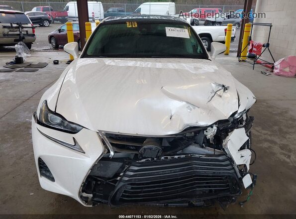 JTHBA1D22H5039399 2017 LEXUS IS 200T White Widok zestawu wskaźników