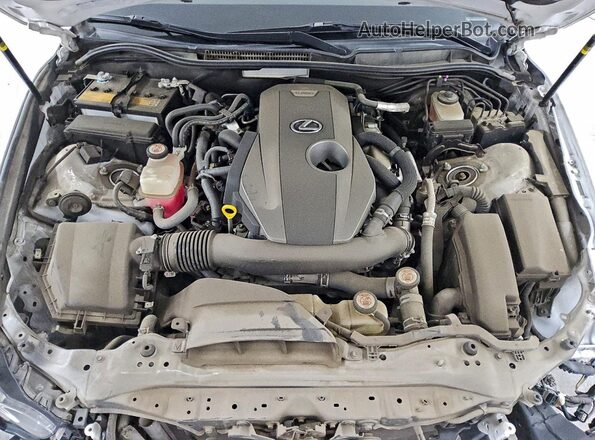 JTHBA1D22J5076166 2018 LEXUS IS White Widok wnętrza z tyłu