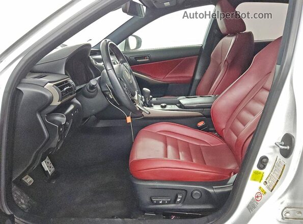 JTHBA1D22J5076166 2018 LEXUS IS White Widok wnętrza z przodu