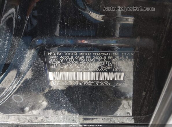 JTHBA1D23K5092975 2019 LEXUS IS 300 Black Շարժիչի բաժամունքի տեսք