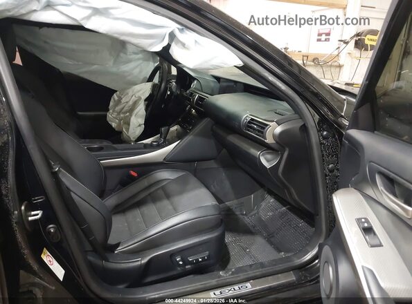 JTHBA1D24H5042448 2017 LEXUS IS 200T Black Вид салону спереду