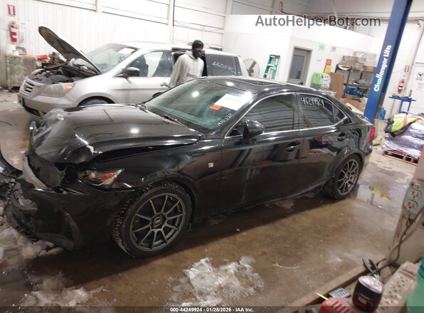 JTHBA1D24H5042448 2017 LEXUS IS 200T Black Панорамний вид салону 360°