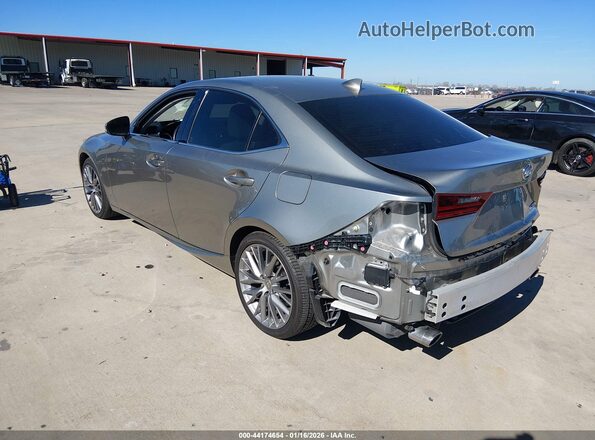 JTHBA1D25G5027617 2016 LEXUS IS 200T Gray Trasero izquierdo