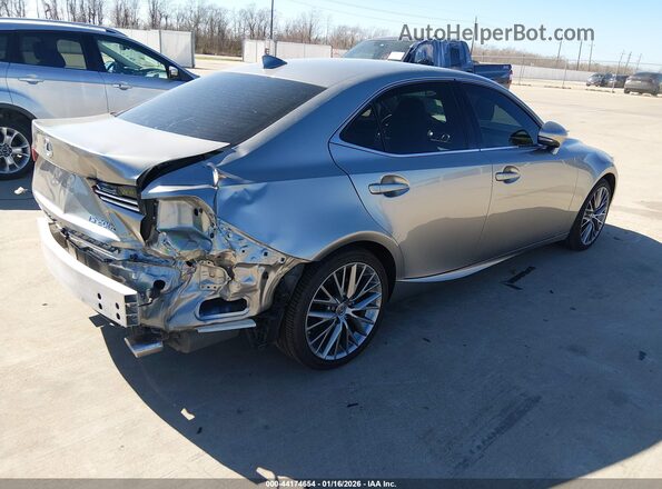 JTHBA1D25G5027617 2016 LEXUS IS 200T Gray Trasero derecho