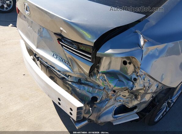 JTHBA1D25G5027617 2016 LEXUS IS 200T Gray 