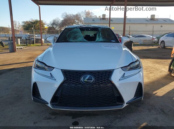 JTHBA1D26K5099340 2019 LEXUS IS 300 White Instrument cluster view