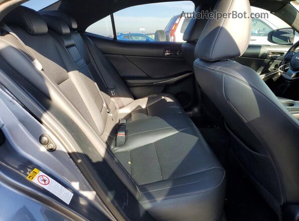 JTHBA1D27G5016764 2016 LEXUS IS Gray Հետևի նստատեղերի տեսք