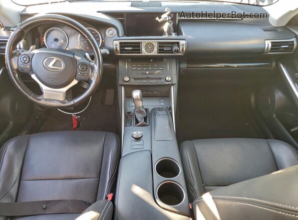 JTHBA1D27G5029840 2016 LEXUS IS Черный Вид панели приборов