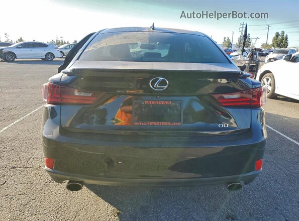 JTHBA1D27G5029840 2016 LEXUS IS Черный Вид сзади