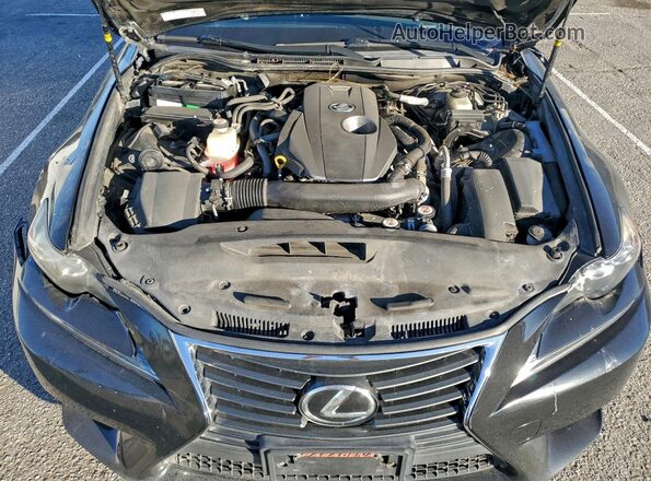 JTHBA1D27G5029840 2016 LEXUS IS Черный Вид задней части салона