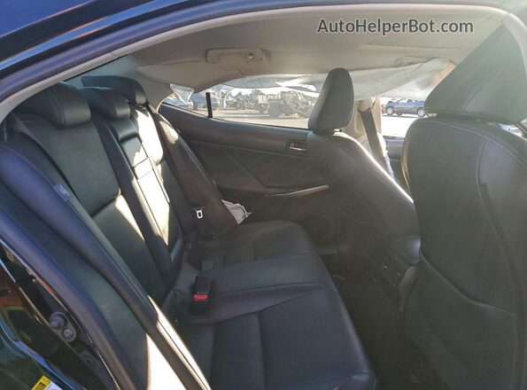 JTHBA1D27G5029840 2016 LEXUS IS Черный Вид задних сидений