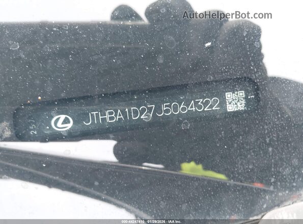 JTHBA1D27J5064322 2018 LEXUS IS 300 Черный 