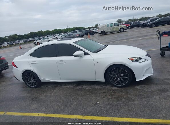 JTHBA1D28G5026574 2016 LEXUS IS 200T White Սալոնի հետևի տեսք