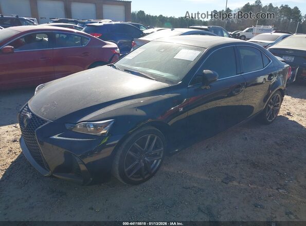 JTHBA1D28K5089070 2019 LEXUS IS 300 Black წინა მარცხენა ხედი სამი მეოთხედიდან