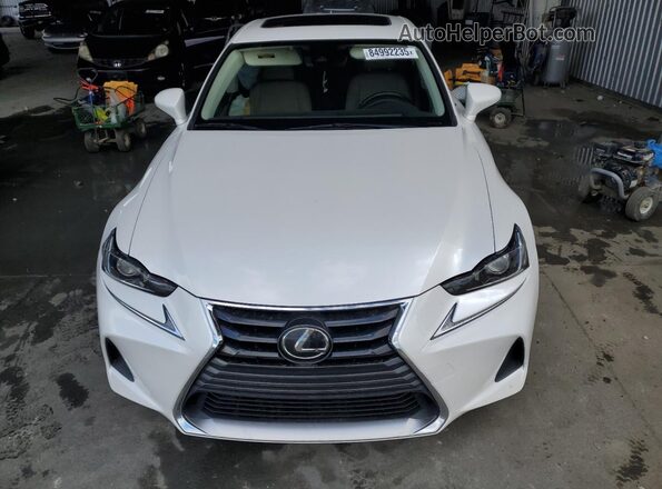 JTHBA1D28K5096360 2019 LEXUS IS White Widok z przodu