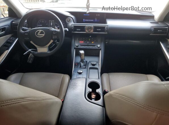 JTHBA1D28K5096360 2019 LEXUS IS White Widok deski rozdzielczej