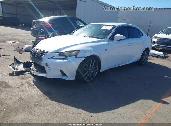JTHBA1D29G5002798 2016 LEXUS IS 200T White Передня ліва чверть