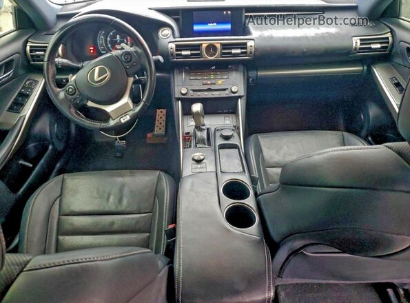 JTHBA1D29G5016040 2016 LEXUS IS White Dashboard view