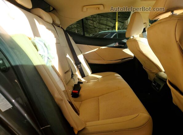 JTHBA1D29G5025207 2016 LEXUS IS Gray უკანა სავარძლების ხედი