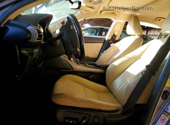 JTHBA1D29G5025207 2016 LEXUS IS Gray წინა სალონის ხედი