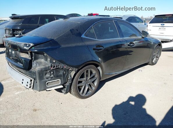 JTHBA1D29H5040520 2017 LEXUS IS 200T Black Задня права чверть