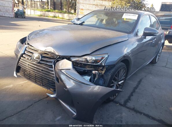 JTHBA1D29J5083244 2018 LEXUS IS 300 Gray წინა მარცხენა ხედი სამი მეოთხედიდან