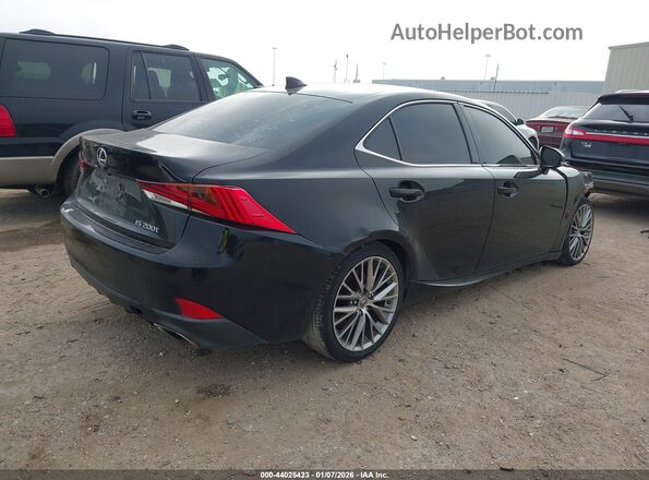 JTHBA1D2XH5044009 2017 LEXUS IS 200T Black Задня права чверть