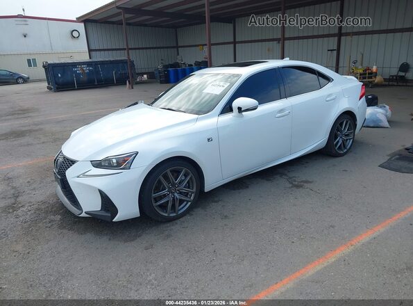 JTHBA1D2XH5060453 2017 LEXUS IS 200T White წინა მარცხენა ხედი სამი მეოთხედიდან